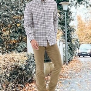 Lee Tan Chinos Classic Straight-Leg Cotton 40×30